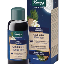 Load image into Gallery viewer, Kneipp Bath Oil -  Good Night Swiss Stone Pine &amp; Balsam Torchwood
