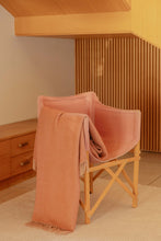 Load image into Gallery viewer, Ilo Wool Blanket, Powder-Cinnamon - Lapuan Kankurit
