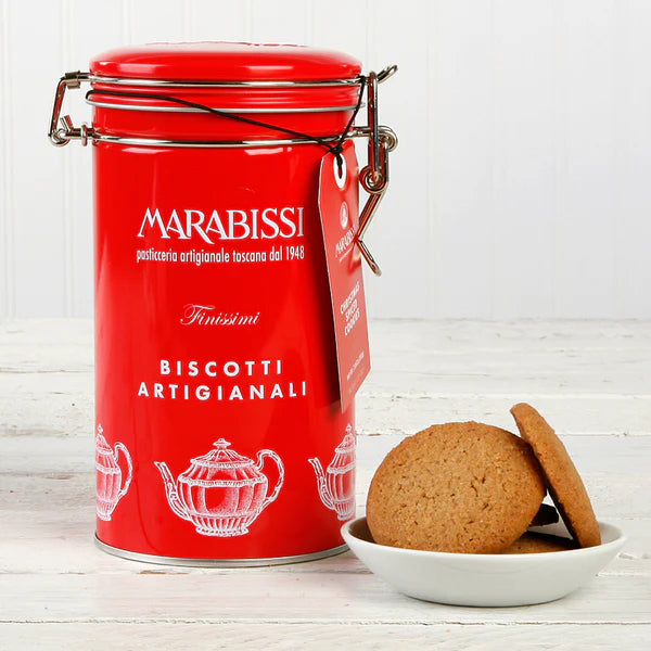 Marabissi Italian Christmas Spice Cookies in Red Tin