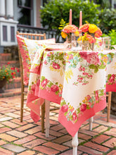 Load image into Gallery viewer, April Cornell - Marion Coral Tablecloth
