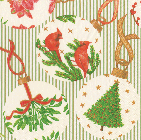 Botanical Ornaments Luncheon Napkin