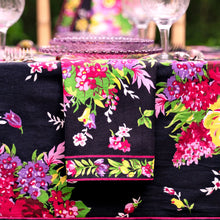 Load image into Gallery viewer, April Cornell - Avonlea Napkins - Black, Set of 4

