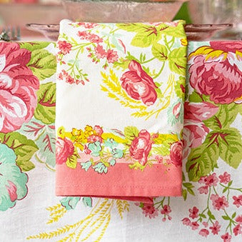 April Cornell - Marion Coral Napkins, Set of 4