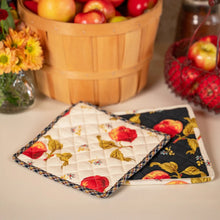 Load image into Gallery viewer, April Cornell - Apple Potholder, Set of 2
