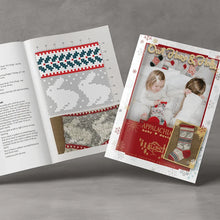 Load image into Gallery viewer, Owl, Hare, and Holly  Christmas Pattern-from Appalachian Baby
