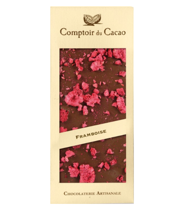 Comptoir du Cacao – Raspberry Dark Chocolate Bar