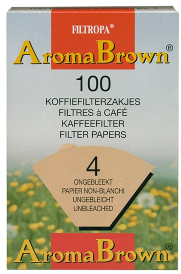 Filtropa Unbleached Coffee Filters #4