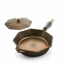 Load image into Gallery viewer, Finex Cast Iron Skillet No. 10 with Lid
