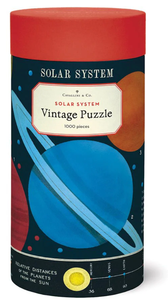 Solar System 1,000 Piece Puzzle - Cavallini