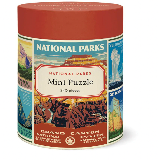 National Parks 240 Piece Mini Puzzle- Cavallini
