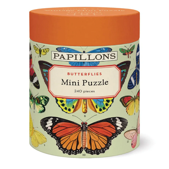 Butterflies 240 Piece Mini Puzzle - Cavallini