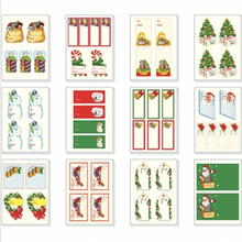 Load image into Gallery viewer, Vintage Christmas Cavallini Tin of Stickers
