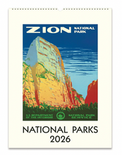Load image into Gallery viewer, National Parks 2026 Cavallini Wall Calendar
