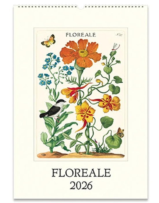 Floreale 2026 Cavallini Wall Calendar