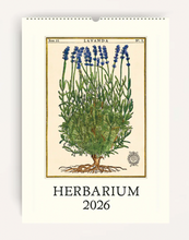 Load image into Gallery viewer, Herbarium 2026 Cavallini Wall Calendar

