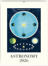 Load image into Gallery viewer, Astronomy 2026 Cavallini Wall Calendar
