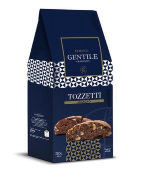 Tozzetti al Cacao - Dark Chocolate Biscotti by Pastificio Gentile
