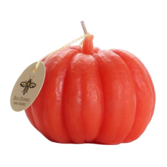Beeswax Pumpkin Candle, Small 3