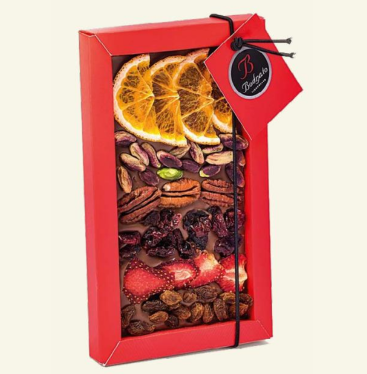 Dark Chocolate Bar with Mixed Dried Fruits