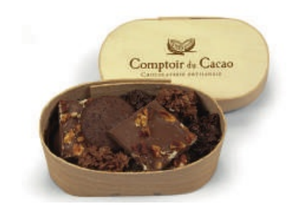 Comptoir du Cacao Chocolate Assortment in Wooden Box