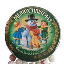 Load image into Gallery viewer, Mixed fruit pastilles, Snowman Tin

