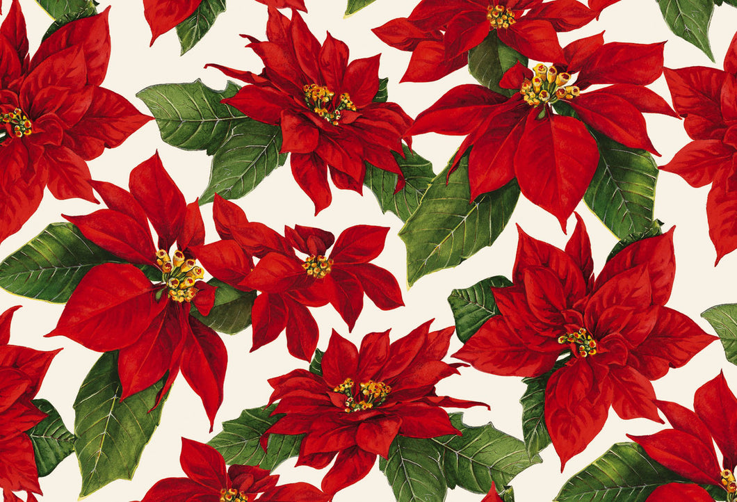 Poinsettia Wrapping Sheet