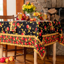 Load image into Gallery viewer, April Cornell - Apple Tablecloth - Black
