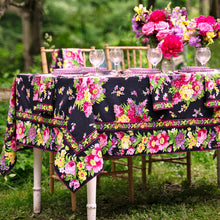 Load image into Gallery viewer, April Cornell – Avonlea Tablecloth - Black
