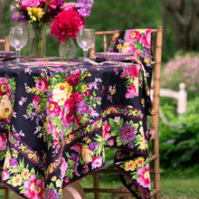 Load image into Gallery viewer, April Cornell – Avonlea Tablecloth - Black
