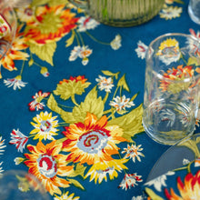 Load image into Gallery viewer, April Cornell – Marguerite Tablecloth- Teal
