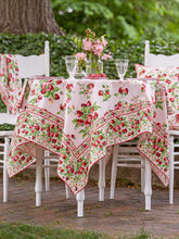 Load image into Gallery viewer, April Cornell - Strawberry Basket Tablecloth - Sorbet
