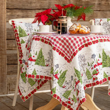 Load image into Gallery viewer, April Cornell - Yuletide Tablecloth - Ivory
