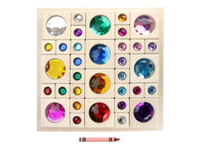 Load image into Gallery viewer, 34 pc. Bright Gem Block Collection with Tray
