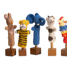 Load image into Gallery viewer, Forest, Farm, and Home Organic Cotton Finger Puppet
