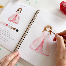 Load image into Gallery viewer, Fairytale watercolor workbook
