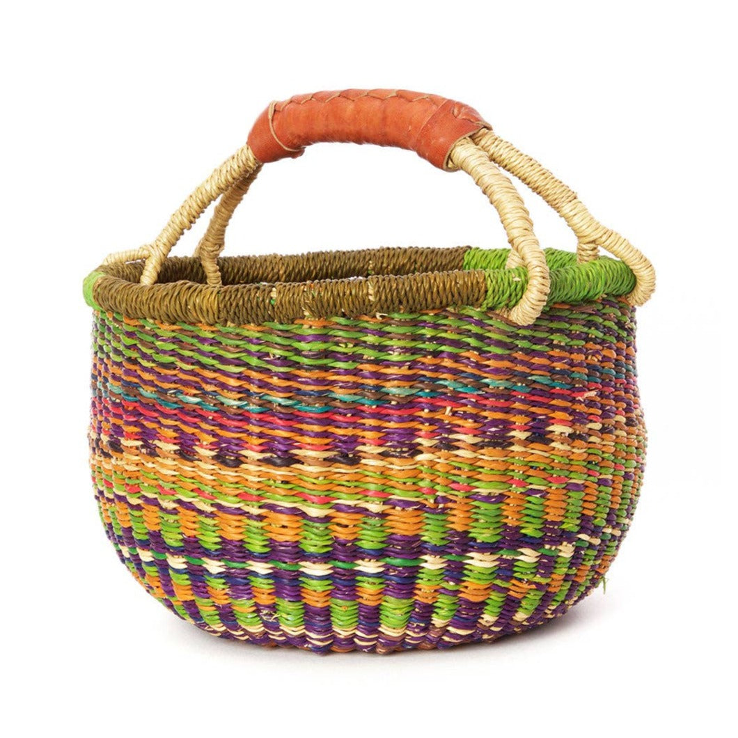 Small Bolga  Basket, assorted colors