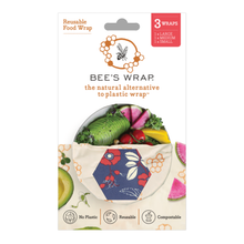 Load image into Gallery viewer, Bee&#39;s Wrap - Assorted 3 Pack - Botanical
