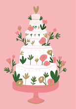 Load image into Gallery viewer, Tiered Wedding Cake Petite Card  - Roger la Borde
