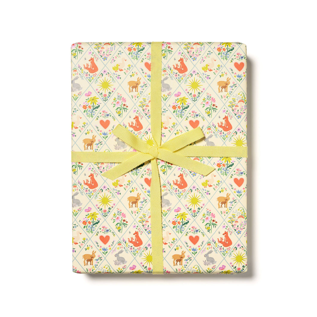 Woodland Critters Baby Wrapping Paper