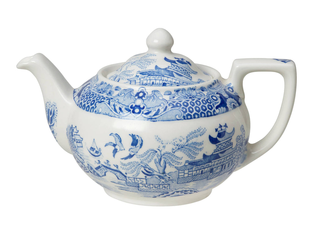 Burleigh Blue Willow Teapot Small