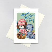 Load image into Gallery viewer, Gingham Dog and the Calico Cat - Mother&#39;s Day Card
