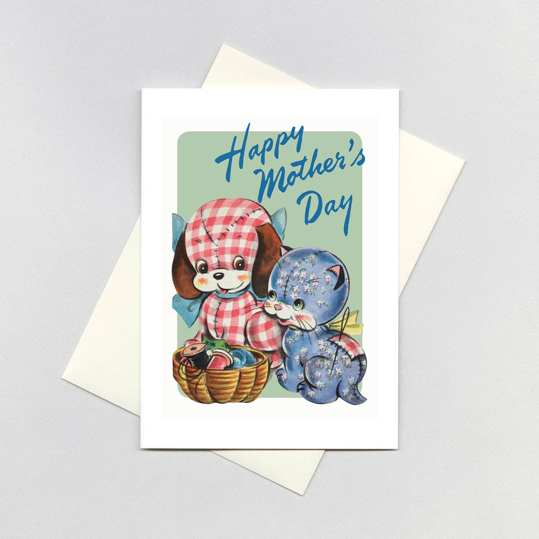 Gingham Dog and the Calico Cat - Mother's Day Card