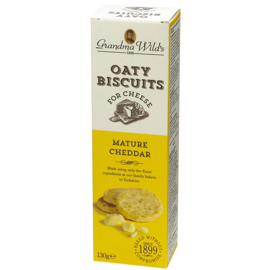 Grandma Wild's Oaty Biscuits with Cheddar Cheese