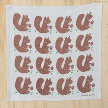 Load image into Gallery viewer, Squirrel And Nut Tea Towel
