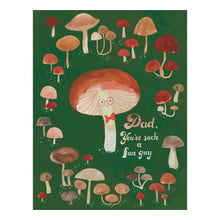 Load image into Gallery viewer, Mushroom Dad Father's Day Card: Card with Envelope
