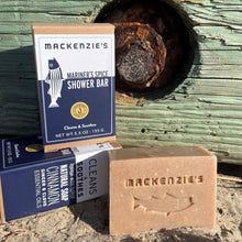 Load image into Gallery viewer, MacKenzie&#39;s Mariner&#39;s Spice Shower Bar - 5.5 oz
