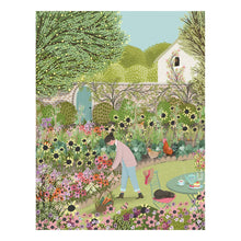 Load image into Gallery viewer, Cottage Garden Birthday Card: Card with Envelope
