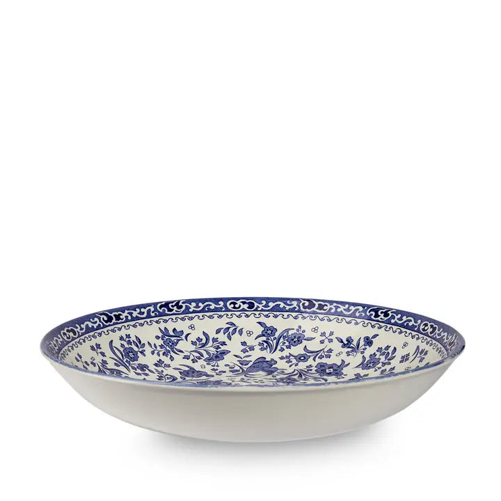 Burleigh Blue Regal Peacock Pasta Bowl