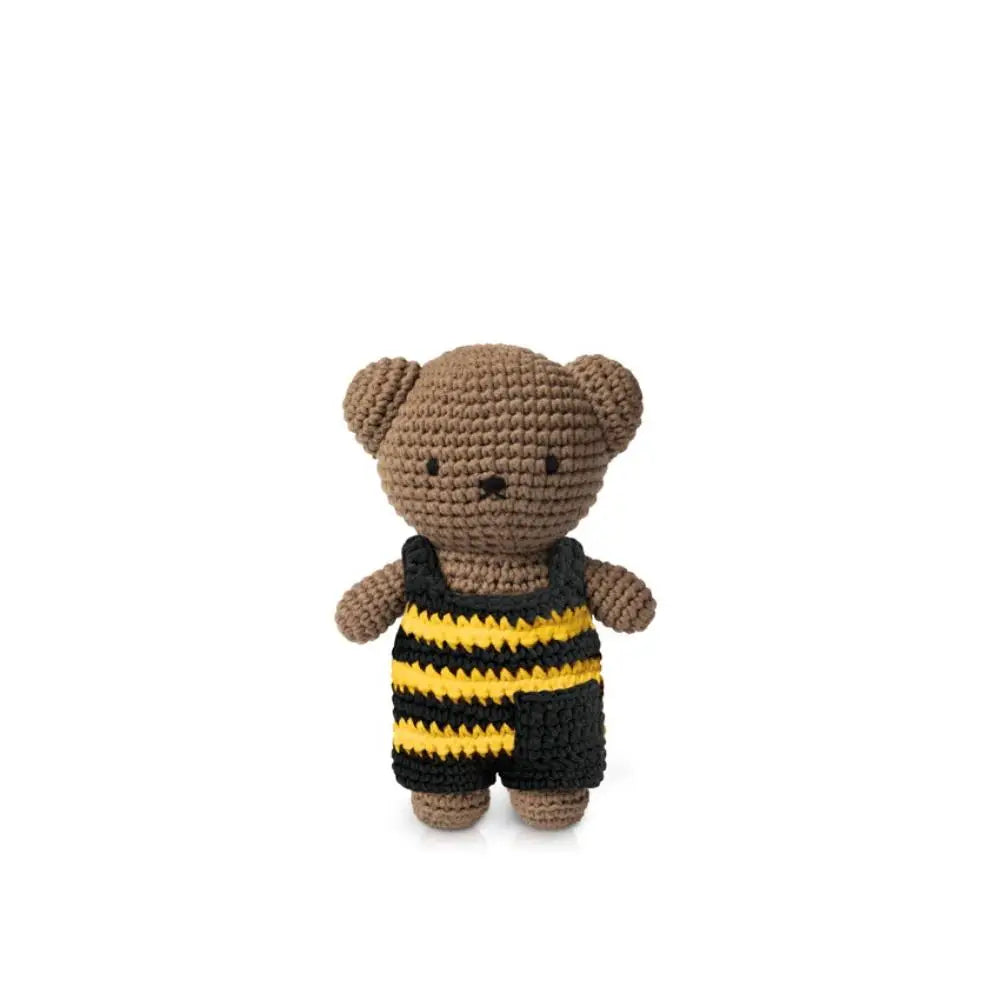 Boris Bumble Bee Striped Overalls Outfit