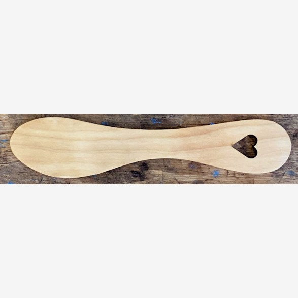 Swedish Birch Wood Spreader, Heart